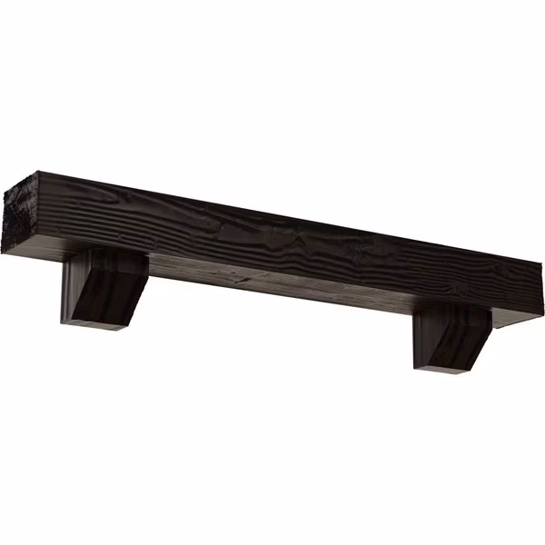 Kit w/ Ashford Corbels, Premium Walnut, 6